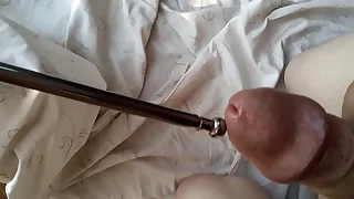 Extreme urethral fuck chunky piss hole